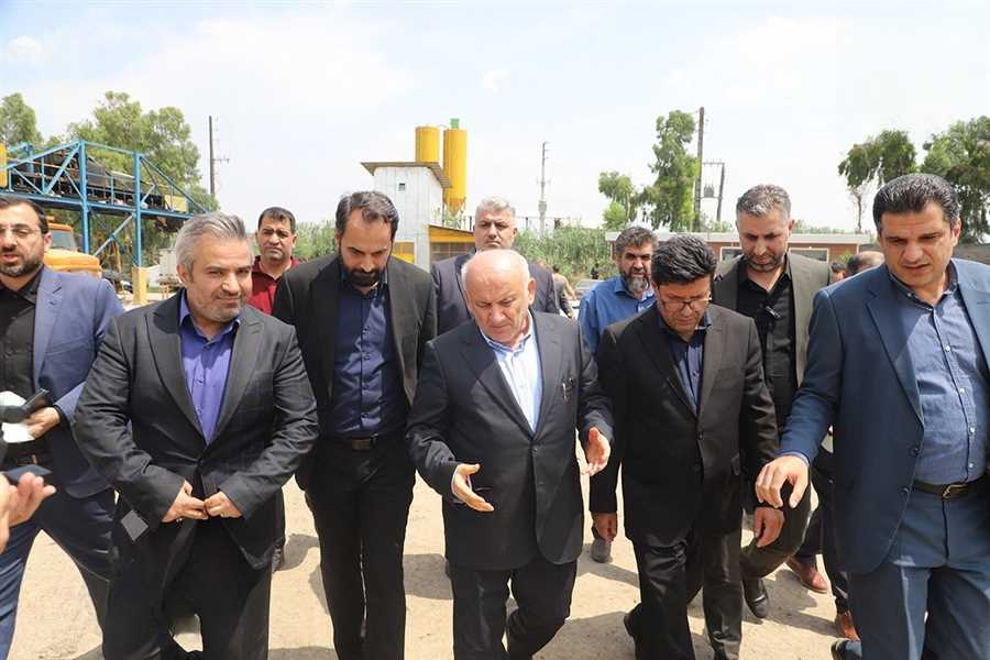 بازدید استانداز از 2 پروژه کلیدی شهری قائمشهر